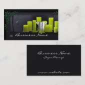 Le vert mire le carte de visite (Devant / Derrière)