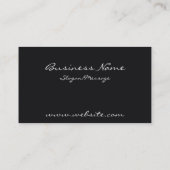 Le vert mire le carte de visite (Dos)