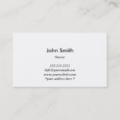 Le vert moderne de nature laisse le carte de (Dos)