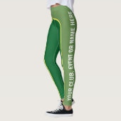 Le vert ombrage Leggings appelée personnalisable (Gauche)