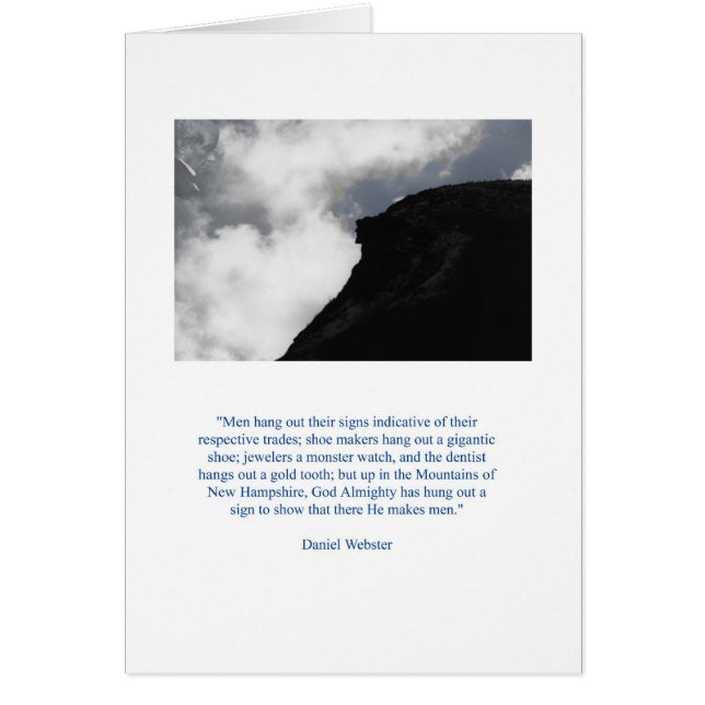 Le vieil homme de Daniel Webster (Devant)