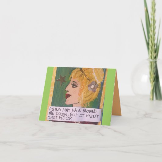 LE VIEILLISSEMENT DES cartes pour notes A PEUT-ÊTR (Devant)