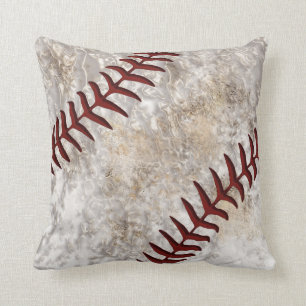 Le vieux coussin vintage de base-ball le plus