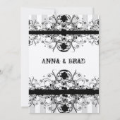 Le vieux Faire-part de mariage ouest de Shabby (Dos)