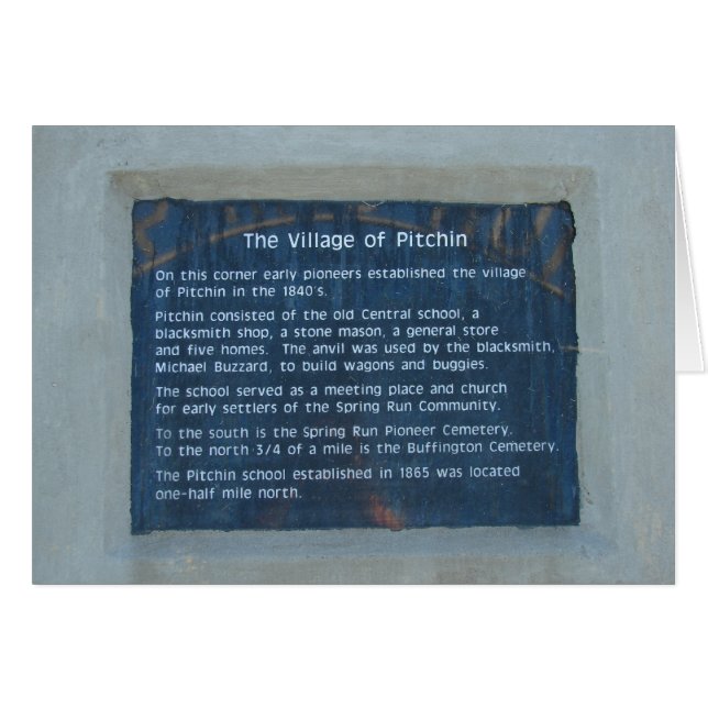 Le village de Pitchin, Iowa (Devant horizontal)