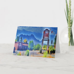Le village, Tubac, carte de voeux de l'Arizona