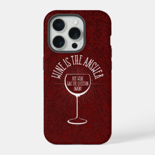 Le Vin Est La Réponse Coque-Mate coque iphone