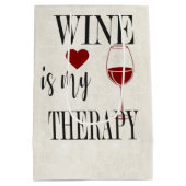Le Vin Est Mon Sac Cadeau Thérapeutique (Dos)