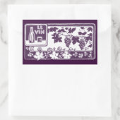 Le Vin, Étiquette Vintage (Sac)