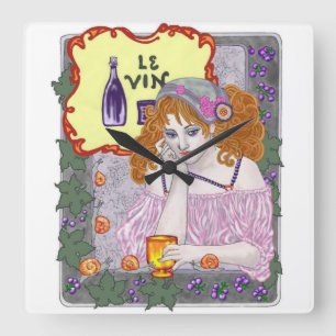 Le Vin Opnieuw Wall klok