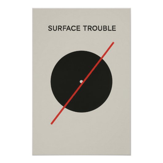 Le Vinyle Minimaliste - Poster (Devant)
