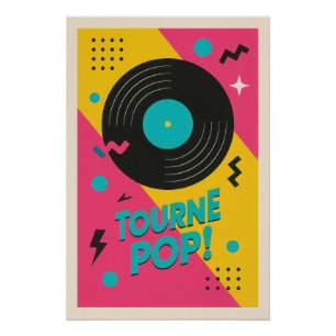 Le Vinyle Pop Art - Poster