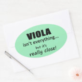 Le Viola n'est pas tout Sticker ovale (Enveloppe)
