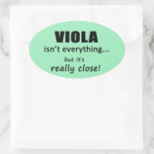 Le Viola n'est pas tout Sticker ovale (Sac)