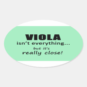 Le Viola n'est pas tout Sticker ovale