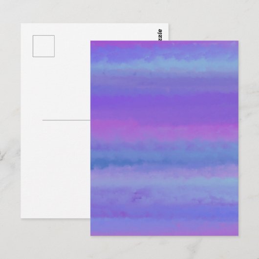 Le violet est ma couleur préférée Carte postale (Devant / Derrière)