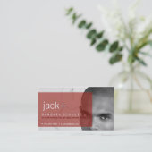 Le visage de Jack [rouge] Cartes de visite (Debout devant)