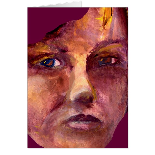Le visage de la femme émotive (Devant)