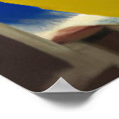 Le visage jaune citron | AI Art Poster (Coin)