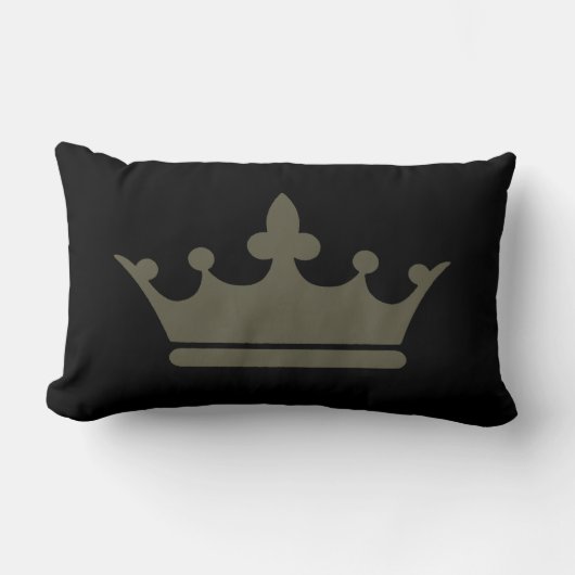 Le Vogue Crown ~ Sierkussen Lumbar 13x21 Kussen (Voorkant)