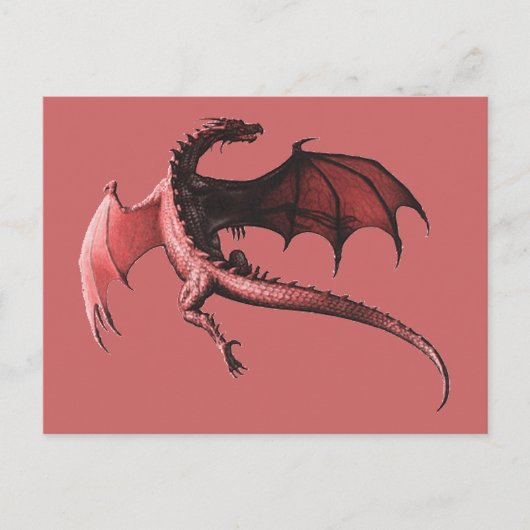 Le vol du dragon - briefkaart (Voorkant)