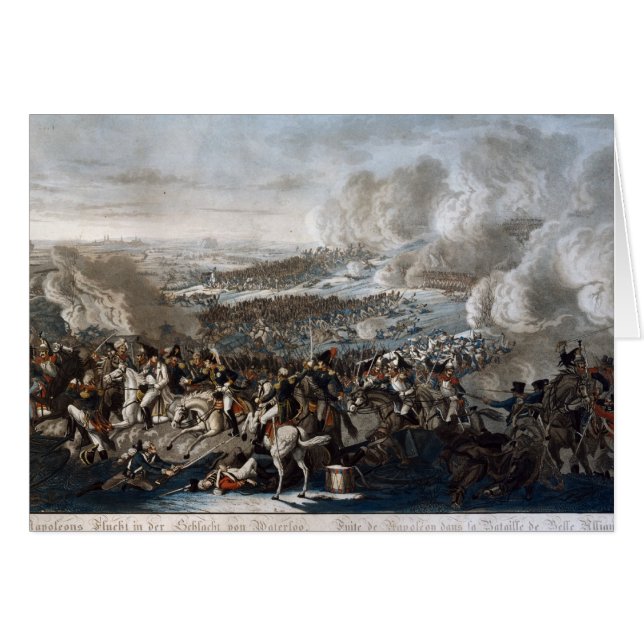 Le vol du napoléon de la bataille de waterloo (Devant horizontal)