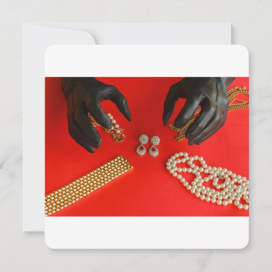 le voleur de bijoux sur invitation (Devant)