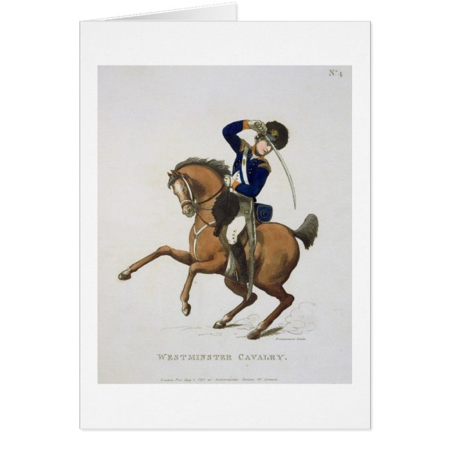 Le volontaire de cavalerie de Westminster, (Devant)