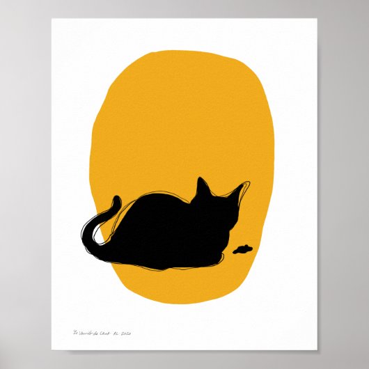 Le Vomit de Chat Poster (Voorkant)