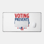 Le vote empêche les présidences indésirables homme (Clavier et souris)