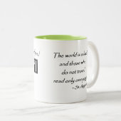 Le voyage alimente l'âme - tasse de café (Devant droit)