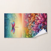 Le voyage de la libellule (Serviette à main)