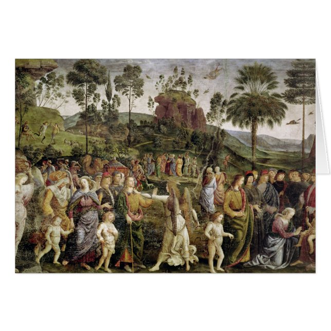 Le voyage de Moïse, c.1481-83 (Devant horizontal)