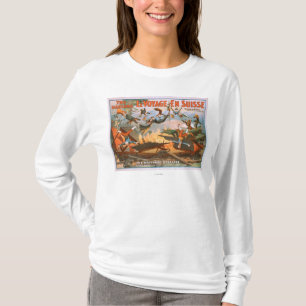 Le voyage en Suisse - De ramp met de spoorwegen T-shirt