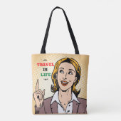 Le voyage est un Sac fourre-tout de vie (Dos)