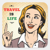 Le Voyage est un Sticker à vie (Devant)