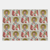 Le vrai Santa Claus / St. Nicholas papier d'envelo (Devant 2)