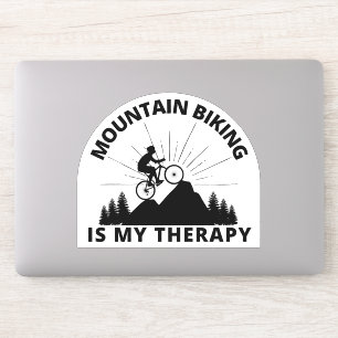 Le VTT Est Mon Sticker Thérapeutique