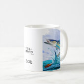 Le Wahoo Fishing Boit Du Thé Ou De La Mug Au Café (Devant droit)