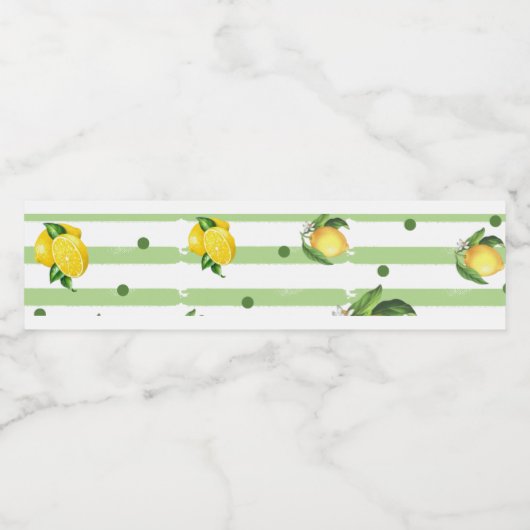 le waterfles etiket (Enkel label)