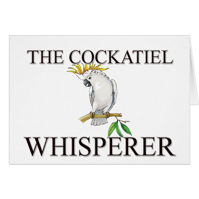 Le Whisperer de Cockatiel (Devant horizontal)