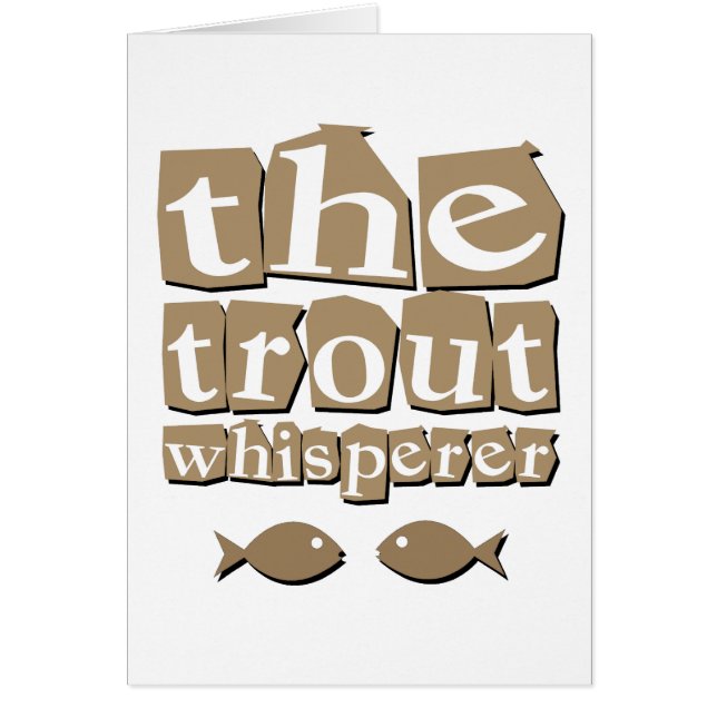 Le Whisperer de truite (Devant)