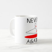 Le Wirehanger ne plus jamais de café Mug (Devant gauche)