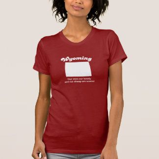 Le Wyoming - nos moutons sont T-shirt effrayé