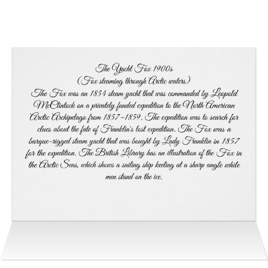 Le Yacht Fox 1900 (Intérieur Horizontal (Haut))