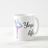 Le yoga c'est la vie 1 Mug (Devant droit)