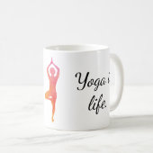 Le yoga c'est la vie 2 Mug (Devant droit)