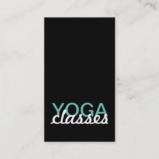 le yoga classe la carte perforée (Devant)