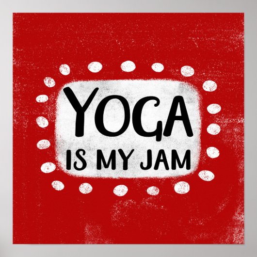Le yoga est ma jambe Poster Wall Art (Devant)