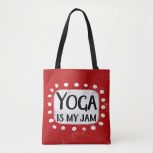 Le yoga est mon Sac fourre-tout de confiture